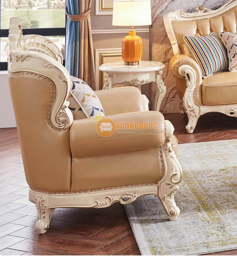 Bộ sofa phòng khách tân cổ điển cao cấp HVV9906-2